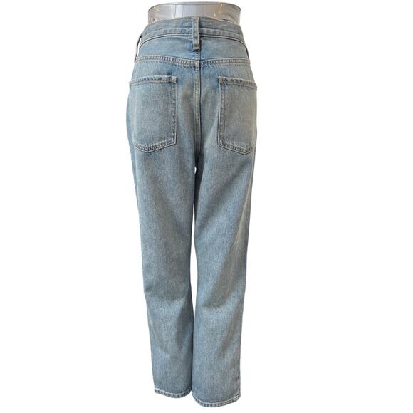 Joie Weslyn D Embellished Pearl Jeans Women's Size 27 Straight Leg High Rise - Picture 2 of 4